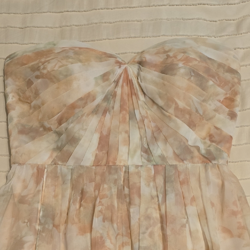 Jenny Yoo Nyla Formal Bridesmaid Prom Watercolor Gown Dress, Size 8 6 - Picture 5 of 9